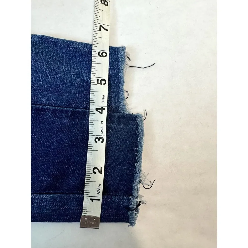 Romeo & Juliette Couture High-Rise Jeans Raw Hem -- Size M (28)